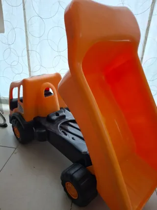 Camión Volquete Juguete Grande Naranja