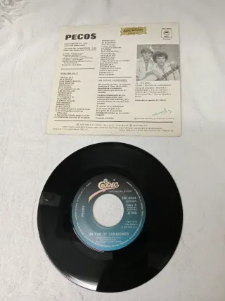 Vinilo de los Pecos 1979!!!háblame de ti Un par de