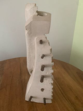 Escultura piedra tallada mano