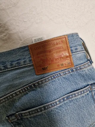 Pantalones Levi's 501 Talla 36/30 Azul