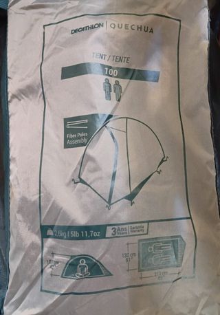 Tienda campaña Quechua 2 personas 100