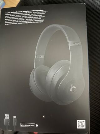 Beats Studio Wireless 3 Negro en caja y estuche