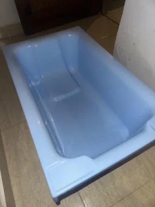 Bañera bebé azul