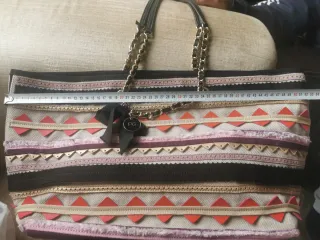 Bolso shopper Purificación García multicolor.