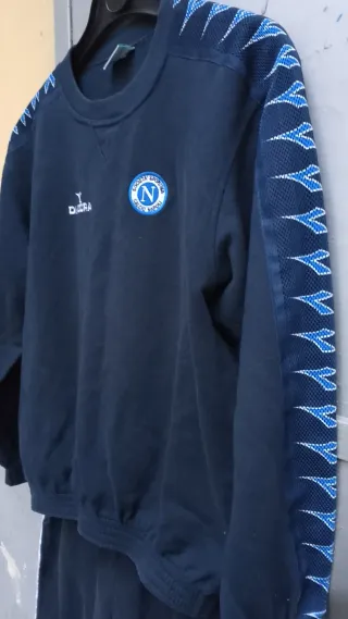 Tuta da calcio Diadora Napoli tg s adulto