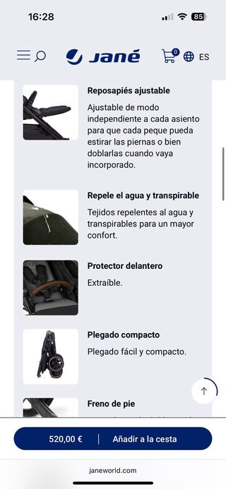 Silla gemelar Jane Twinlink