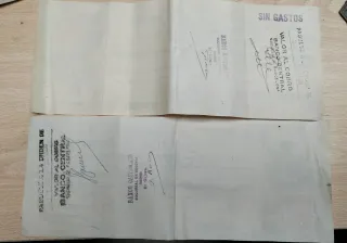 2 Antiguas Letras de Cambio 1933