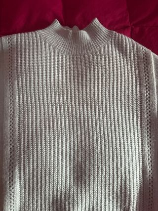 Jersey Mango Talla Única Beige