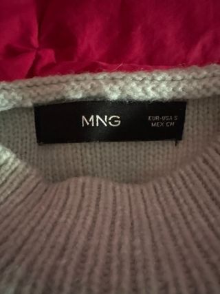 Jersey Mango Talla Única Beige