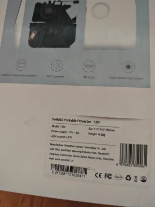 Proyector Xiaomi Wanbo T2M Blanco