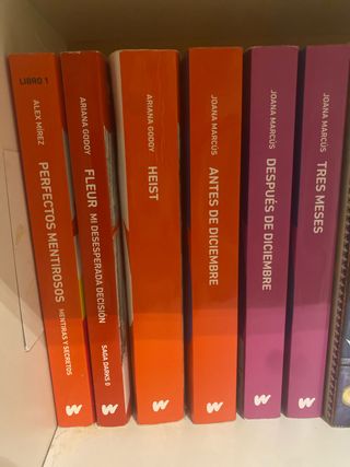 6 libros de wattpad