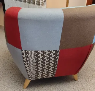 Butaca patchwork multicolor