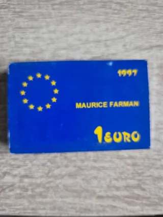 Moneda 1 Euro Maurice Farman 1997 Plata