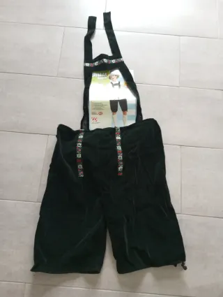 Disfraz bávaro verde talla única