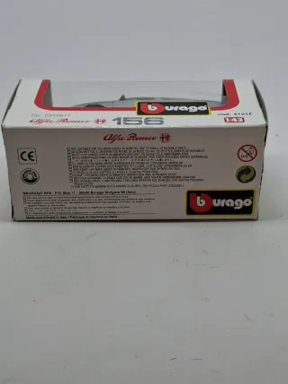 Alfa Romeo 156 Berlina 1a serie Bburago 1:43.Nuova