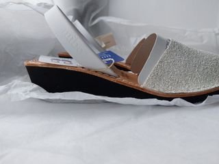 Mibo Avarcas Menorquinas Talla 40 Blanco Nacarado