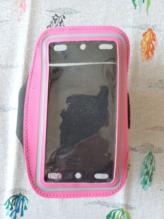 Portacellulare running rosa