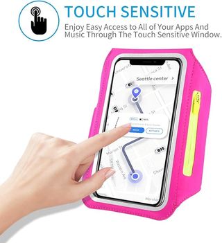 Portacellulare running rosa