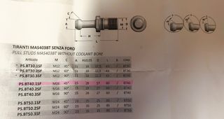 Tirante codolo MAS403BT Caporali