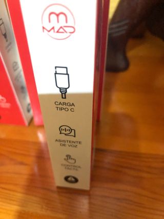 Cascos Inalambricos  lote de 3 MAD Blancos