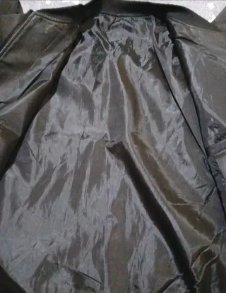 Giubbotto bomber ecopelle nero