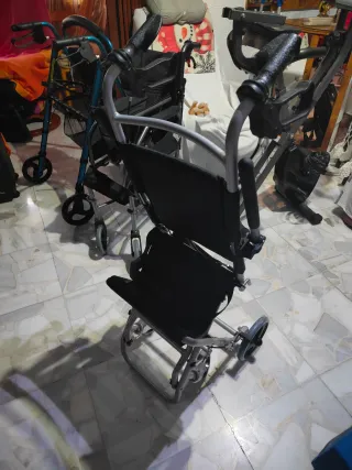 Silla aluminio plegable viaje con bolsa