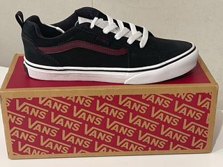 Zapatillas Vans Negras y granates