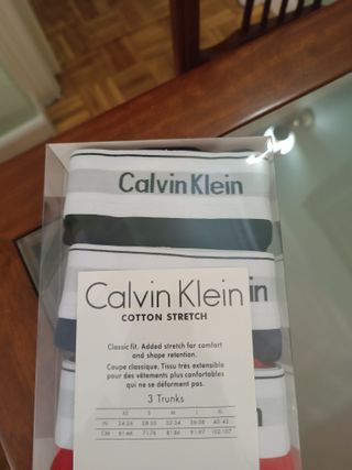 Pack 3 Calzoncillos Calvin Klein Cotton Stretch