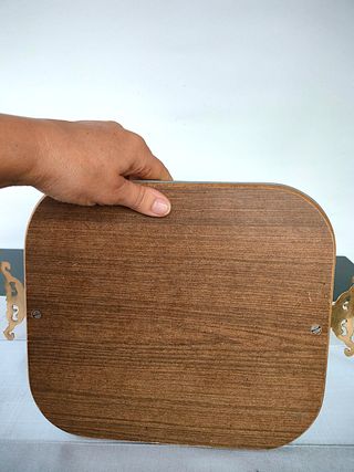 Vassoio vintage a specchio vetro Murano Barovier