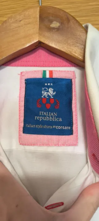 Camisa blanca hombre talla S