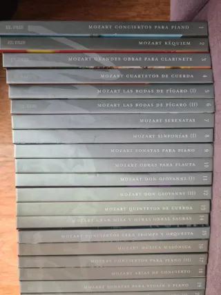 Colección CD música clásica Mozart