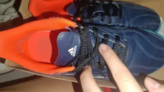 Zapatillas Fútbol Sala Adidas Copa Azul Naranja