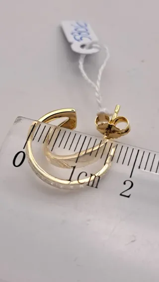Pendientes Oro 18k con Circonitas