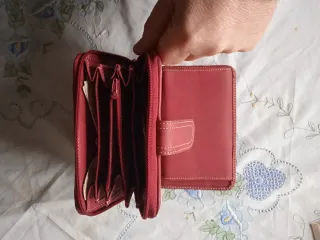 Cartera monedero mujer RIDALMODA roja