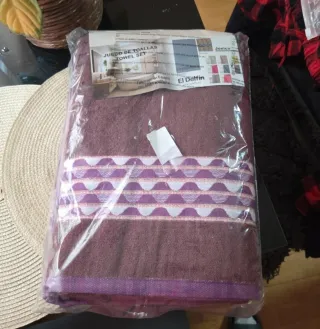 Juego 3 Toallas "El Delfín" - Algodón Reciclado