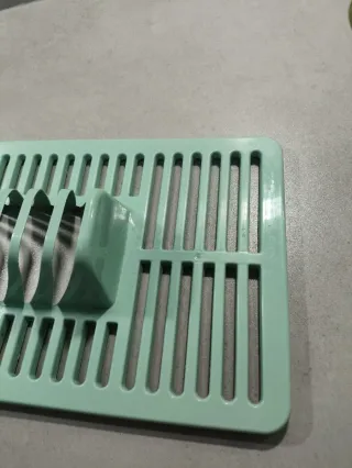 Escurridor de platos verde menta