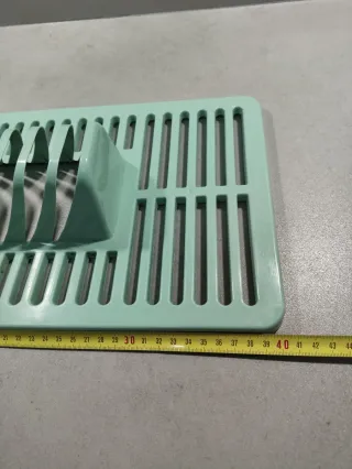 Escurridor de platos verde menta