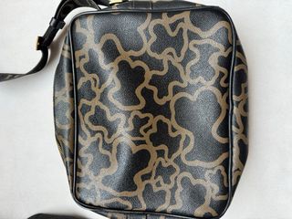 Bolso bandolera Tous negro y marrón
