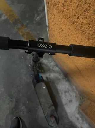 Patinete Oxelo Negro y Azul