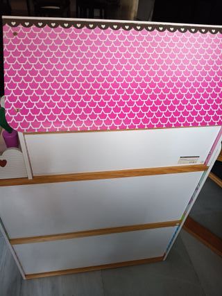 Casa de muñecas rosa 90 cm