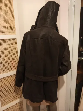 Chaqueta Banhof Mujer Negra/Marrón