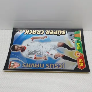 ⚽️ CROMO DE FUTBOL JESÚS NAVAS SUPERCRACK 2011-12