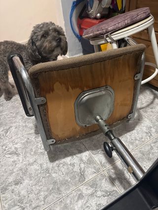 Silla de escritorio giratoria con ruedas