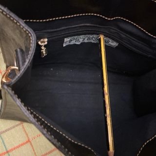 Bolso bombonera de piel multicolor privata