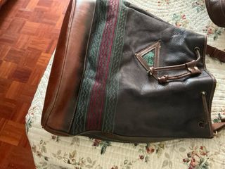 Bolso bombonera de piel multicolor privata