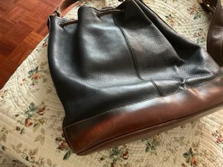 Bolso bombonera de piel multicolor privata