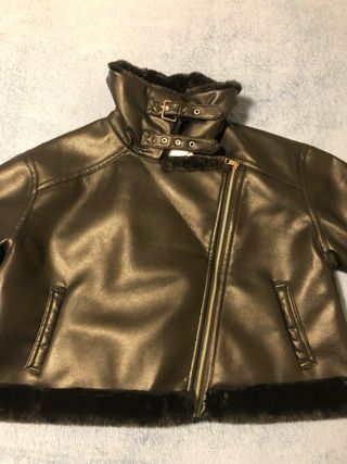 Cazadora Biker H&M Negra Sin Estrenar