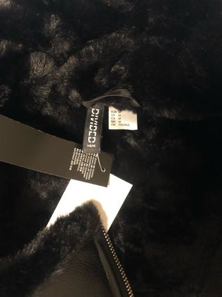 Cazadora Biker H&M Negra Sin Estrenar