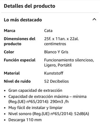 Extractor CATA GS 400M