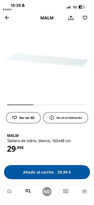 Cómoda Hemnes Ikea Doble + Cristal